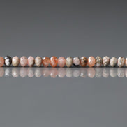 3mm Peach Rhodochrosite Beads Rondelle 15
