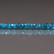 3mm Peacock Apatite Faceted Beads 15