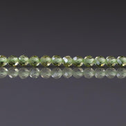 3mm AAA Peridot Faceted Beads 15