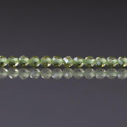 3mm Peridot Beads – Faceted Round Micro Gemstone 15