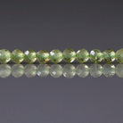 3mm Peridot Beads – Faceted Round Micro Gemstone 15" Strand