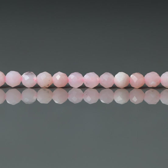 3mm Peruvian Pink Opal Beads 15" Pink Opal Genuine Gemstone Beads Natural Opal for Jewelry Making Beading Craft Gift Beads