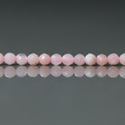 3mm Peruvian Pink Opal Beads ‚Äì Smooth Round Micro Gemstone 15" Strand