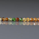3mm Petro Tourmaline Beads – Faceted Round Micro Gemstone 15" Strand