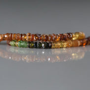 3mm Petro Tourmaline Rondelle Beads Hand Faceted Green Yellow Beads 6