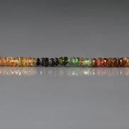 3mm Petro Tourmaline Beads – Hand Faceted Rondelle Natural Gemstone 7
