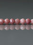 3mm Pink Petrified Wood Jasper Beads ‚Äì Faceted Round Micro Gemstone 15" Strand