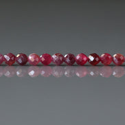 3mm Pink Rubellite Tourmaline Micro Faceted Beads 15