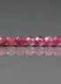 3mm Pink Tourmaline Beads - Faceted Round Gemstone 15" Strand