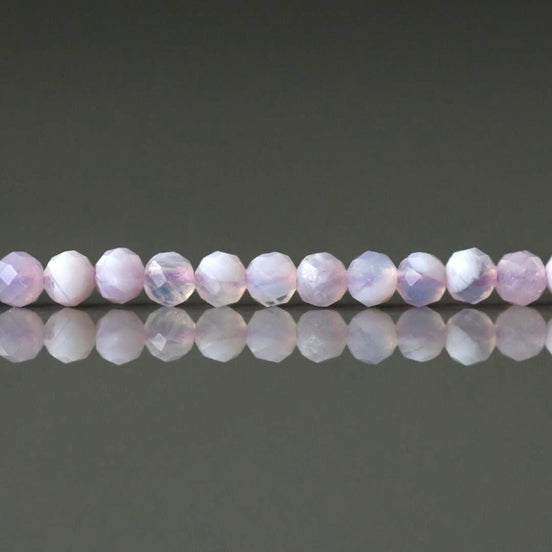 3mm Purple Opal Beads 7" Opal Genuine Gemstone Beads Natural Peruvian Opal for Jewelry Making Beading Craft Gift Beads October birthstone