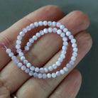 3mm Purple Opal Beads - Round Micro Gemstone 7" Strand
