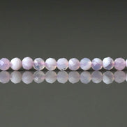 3mm Purple Opal Beads - Round Micro Gemstone 7