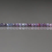 3mm Purple Pink Sapphire Beads Faceted Round 7