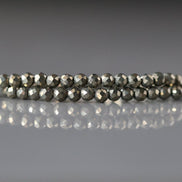 3mm Natural AAA Pyrite Beads Genuine Pyrite Beads 12.5