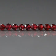 3mm Pyrope Garnet Beads – Faceted Round Micro Gemstone 15