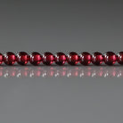 3mm Pyrope Garnet Beads – Smooth Round Micro Gemstone 15" Strand