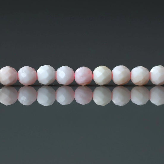 3mm Natural Queen Conch Beads Micro Faceted Genuine Shell Beads 15" Gemstone Jewelry Making Gift for crafter