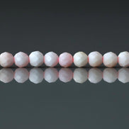 3mm Queen Conch Beads ‚Äì Faceted Round Micro Gemstone 15
