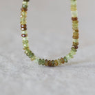 3mm Rare AAA Andradite Garnet Beads Faceted Rondelle Green Garnet Beads 7” Natural Gemstone DIY Jewelry Making Earrings Necklace