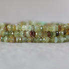 3mm Rare AAA Andradite Garnet Beads Faceted Rondelle Green Garnet Beads 7” Natural Gemstone DIY Jewelry Making Earrings Necklace