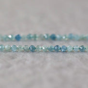 3mm Rare Blue Mint Green Kyanite Beads Faceted Round Natural Gemstone for DIY Jewelry Making Beading Supplies