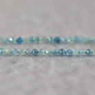3mm Rare Blue Mint Green Kyanite Beads Faceted Round Natural Gemstone for DIY Jewelry Making Beading Supplies