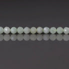 3mm Rare Myanmar Jadeite Beads - Faceted Round Natural Gemstone 7”