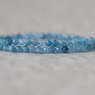 3mm Rare Paraiba Kyanite Beads Faceted Round Natural Gemstone for DIY Jewelry Making Beading Supplies