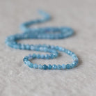 3mm Rare Paraiba Kyanite Beads Faceted Round Natural Gemstone for DIY Jewelry Making Beading Supplies
