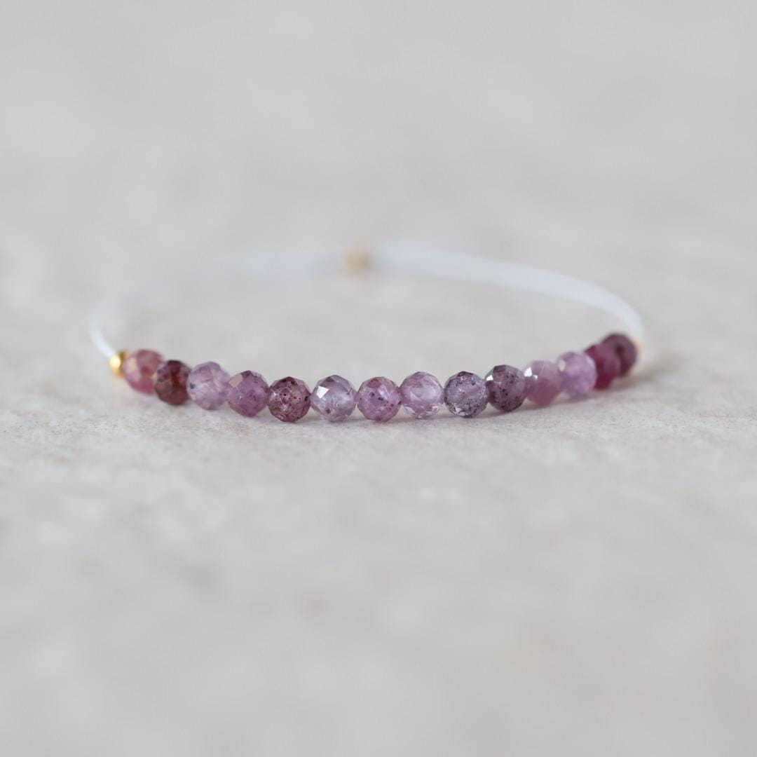 3mm Rare Sri Lanka Ruby Faceted Beads 14 PCs Genuine Small Beads Gemstone Beads for Jewelry Making July Birthstone September