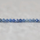 3mm Sri Lanka Sapphire Beads – Faceted Round Micro Gemstone - 16 pcs