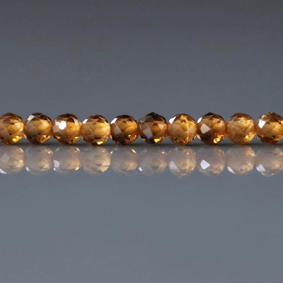 3mm Rare Topazolite Beads Yellow Garnet Strand 7" Faceted Genuine Gemstone Beads Natural for Jewelry Making Beading Craft Gift Beads