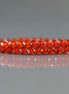 3mm Red Agate Beads ‚Äì Faceted Round Micro Gemstone 15" Strand