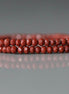3mm Red Jasper Beads - Faceted Rondelle Micro Gemstone 12.5" Strand