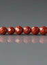 3mm Red Jasper Beads ‚Äì Faceted Round Micro Gemstone 15" Strand