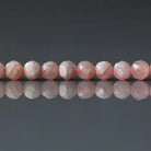 3mm Rhodochrosite Beads ‚Äì Faceted Round Micro Gemstone 15" Strand