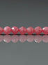 3mm Rhodonite Beads – Faceted Round Micro Gemstone 15" Strand