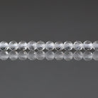 3mm Rock Quartz Beads - Faceted Round Micro Gemstone 15" Strand