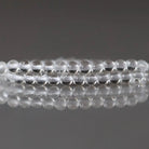 3mm Rock Quartz Beads - Smooth Round Micro Gemstone 15" Strand
