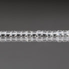 3mm Rock Quartz Cube Beads - Faceted Cube Micro Gemstone 15" Strand