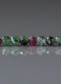 3mm Ruby Zoisite Beads – Faceted Round Micro Gemstone 15" Strand