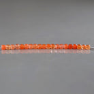 3mm Salmon Agate Cube Beads – Faceted Cube Micro Gemstone - 20 pcs