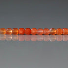 3mm Salmon Agate Cube Beads – Faceted Cube Micro Gemstone - 20 pcs