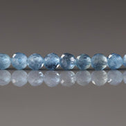 3mm Santa Maria Aquamarine Beads Faceted 12 PCs Natural Genuine Gemstone Beads for Jewelry Making Craft Gift Beads March Birthstone