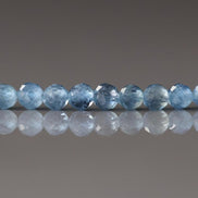 3mm Santa Maria Aquamarine Beads Faceted 12 PCs Natural Genuine Gemstone Beads for Jewelry Making Craft Gift Beads March Birthstone