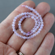 3mm Scorolite Beads – Faceted Round Micro Gemstone 7