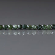 3mm Seraphinite Beads – Faceted Round Micro Gemstone 15