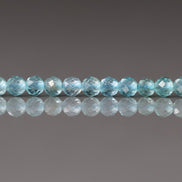 3mm AAA Sky Blue Apatite Faceted Beads 15