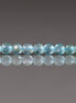 3mm Sky Blue Apatite Beads ‚Äì Faceted Round Micro Gemstone 15" Strand