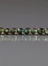 3mm Smoky Green Tourmaline Beads – Faceted Round Micro Gemstone 15" Strand